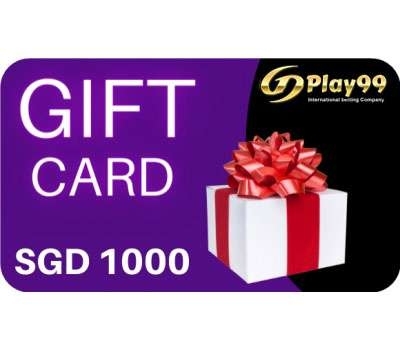 gdplay99 Gift Card SGD 1000